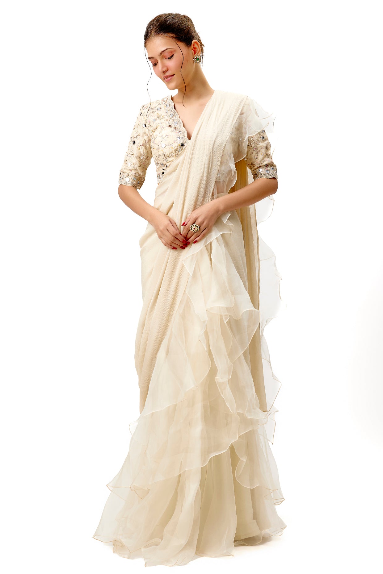 GANIKA SAREE SET