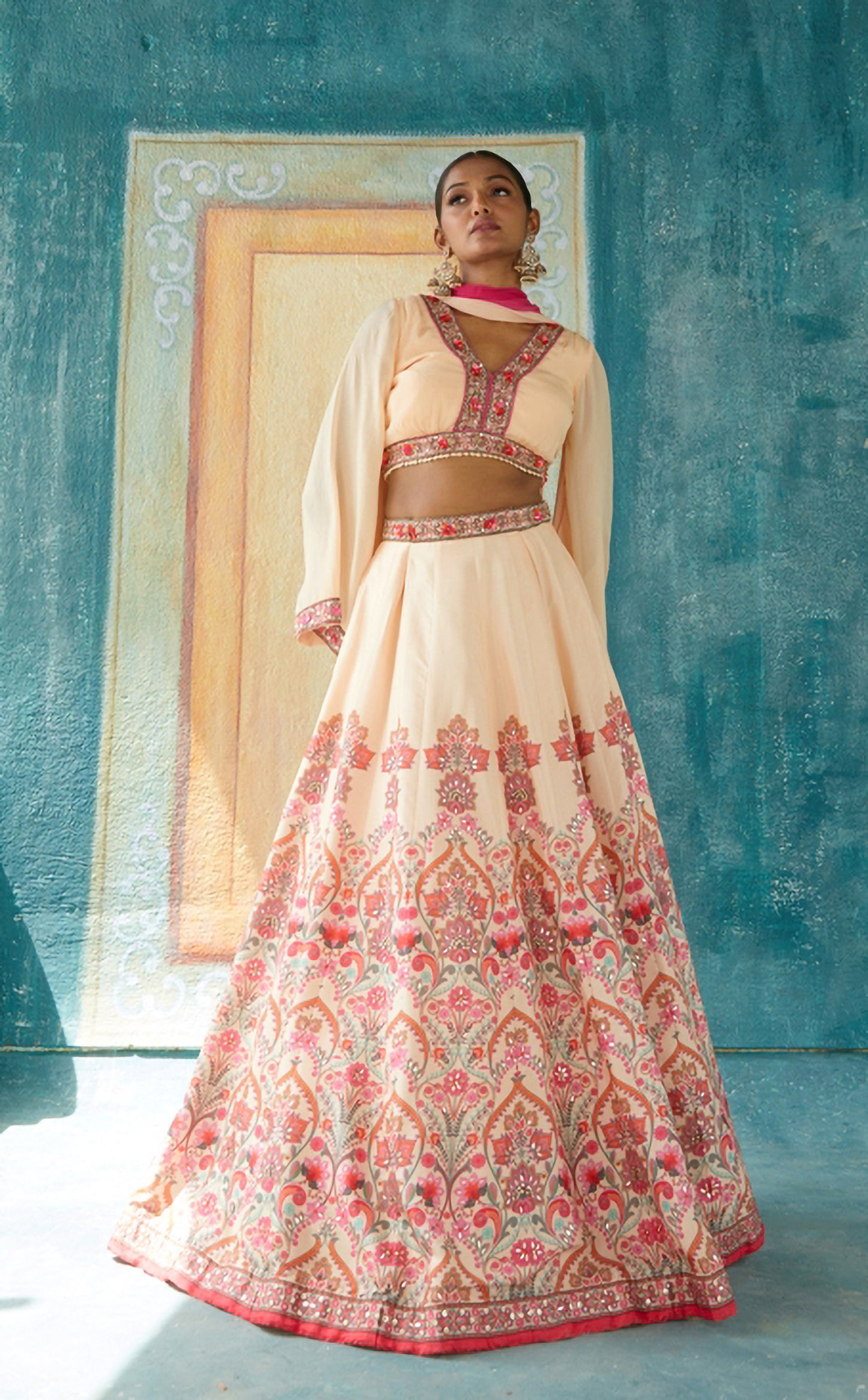 PRINTED LEHENGA SET