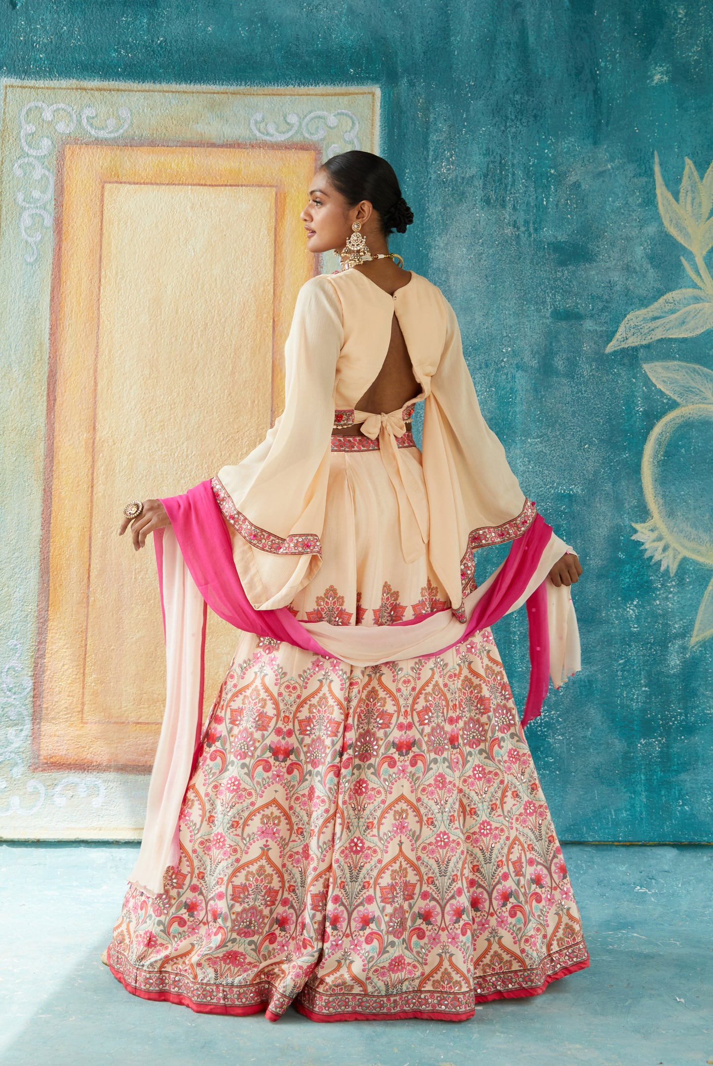 PRINTED LEHENGA SET