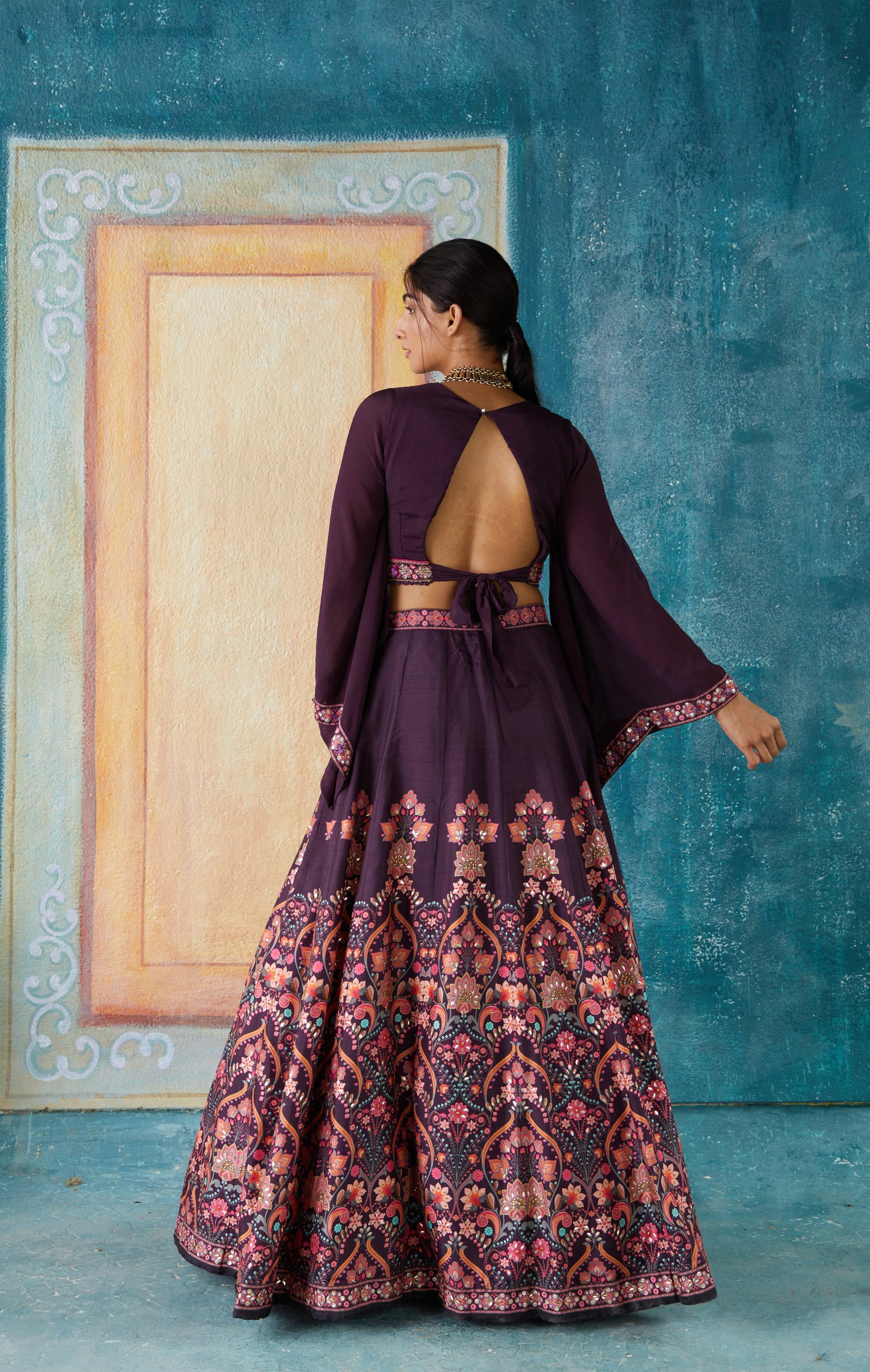 PRINTED LEHENGA SET