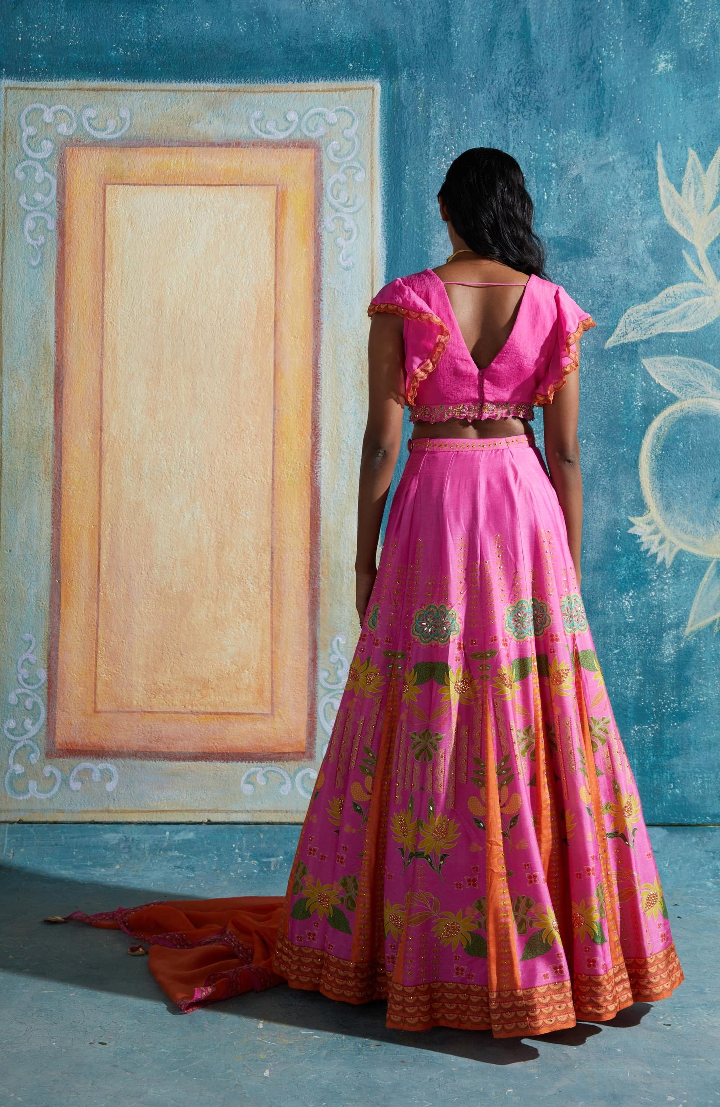 FUSCHIA PINK LEHENGA SET