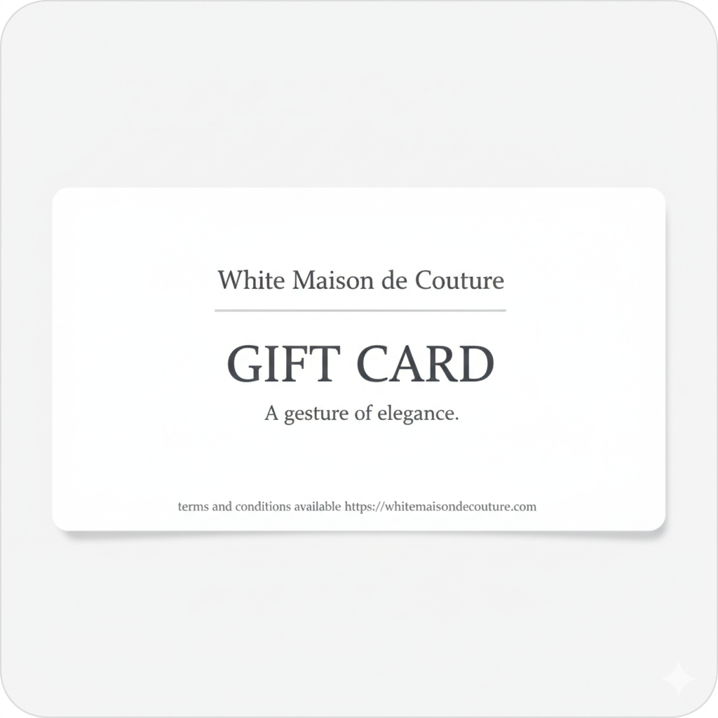 White Maison de Couture Gift Card