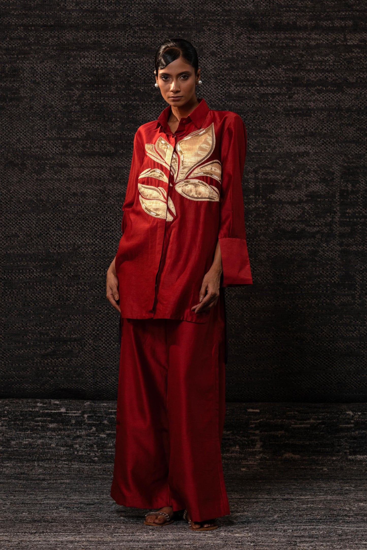 GULNAAR LEAF COORD SET