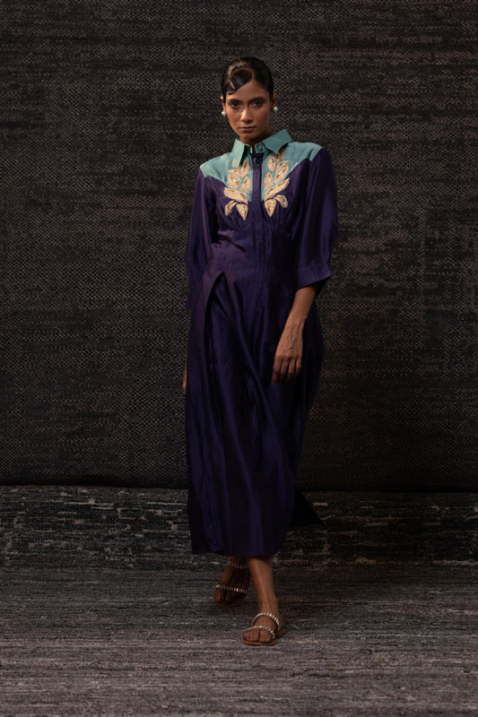 GULNAAR YOLK DRESS