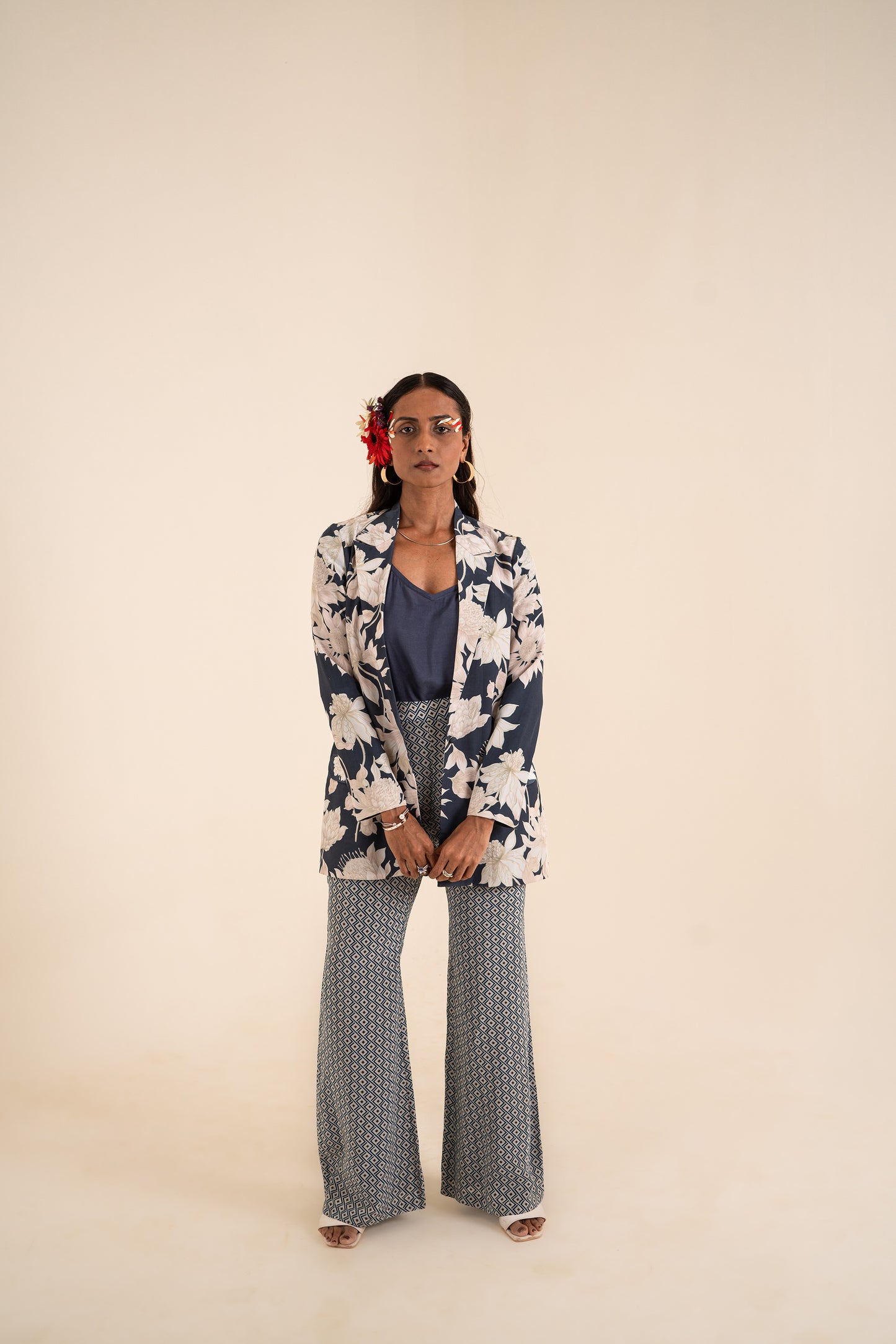 INDIGO BLUE BLAZER SET