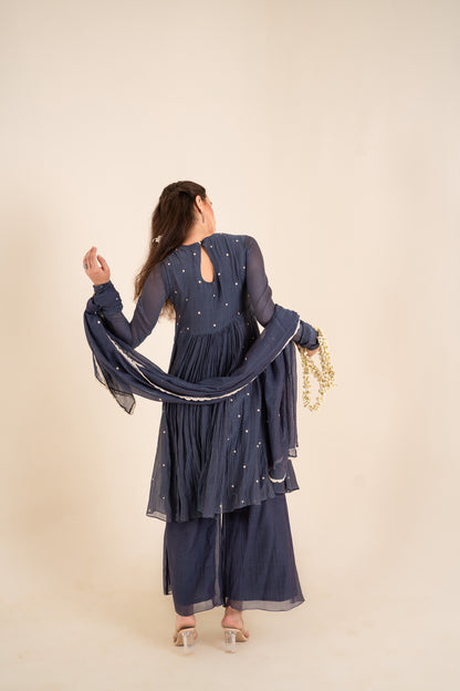 INDIGO BLUE KURTA SET