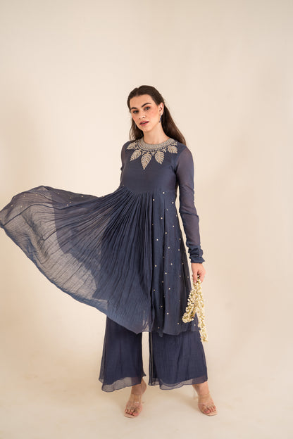 INDIGO BLUE KURTA SET