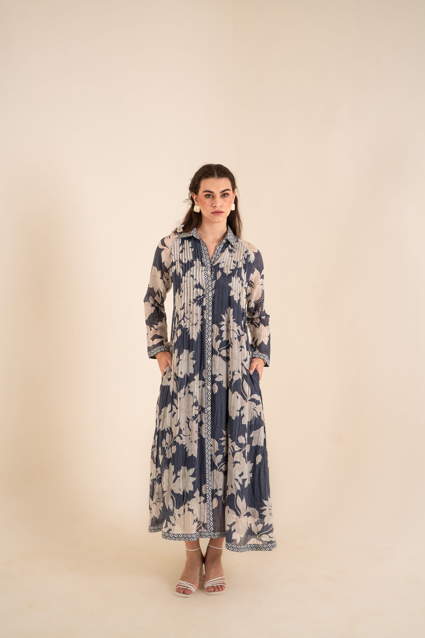 INDIGO BLUE MAXI DRESS