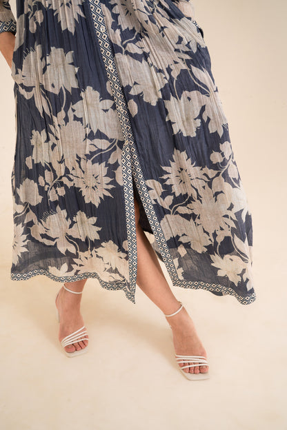 INDIGO BLUE MAXI DRESS