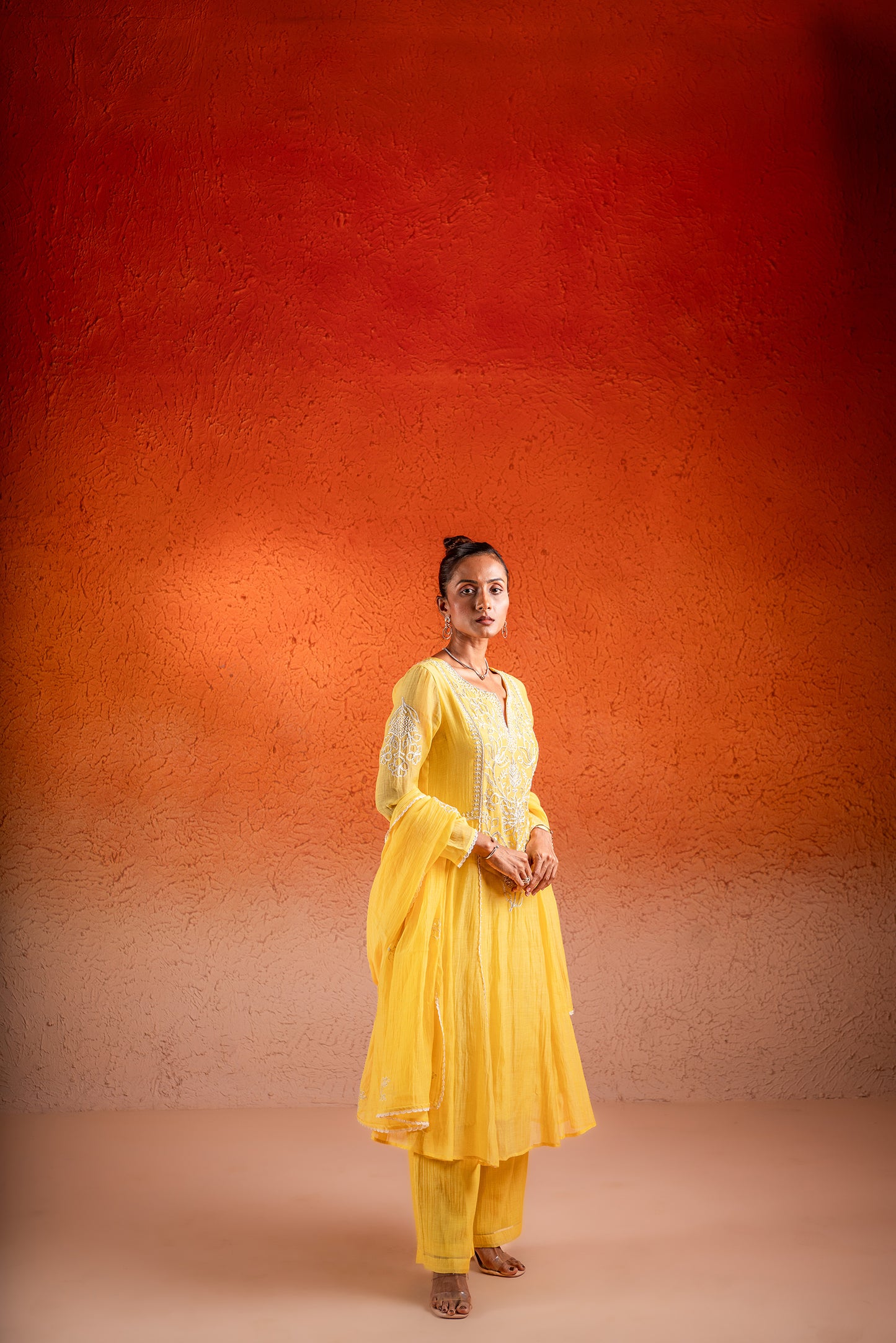 YELLOW  KURTA SET