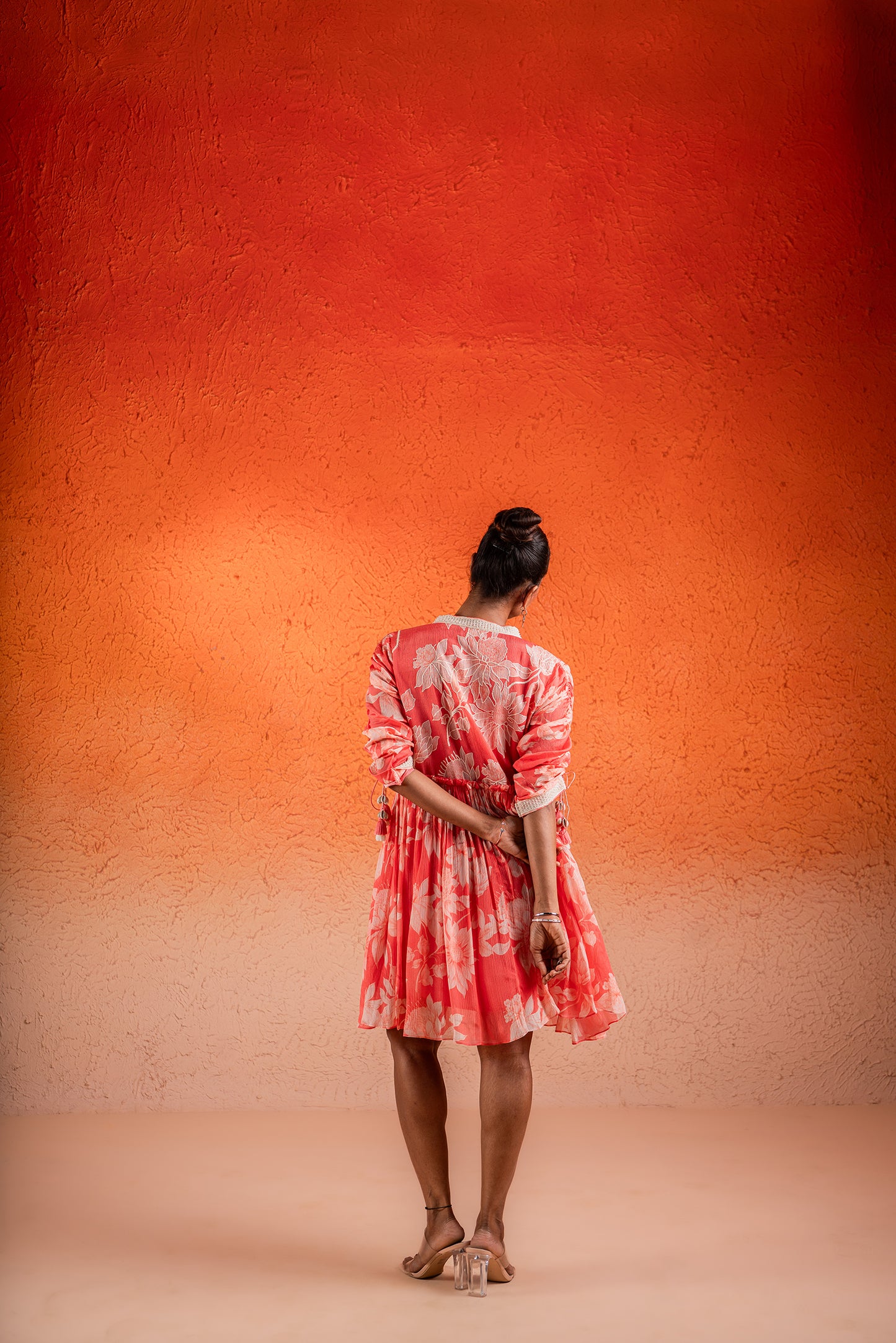 GEORGIA PEACH MINI DRESS