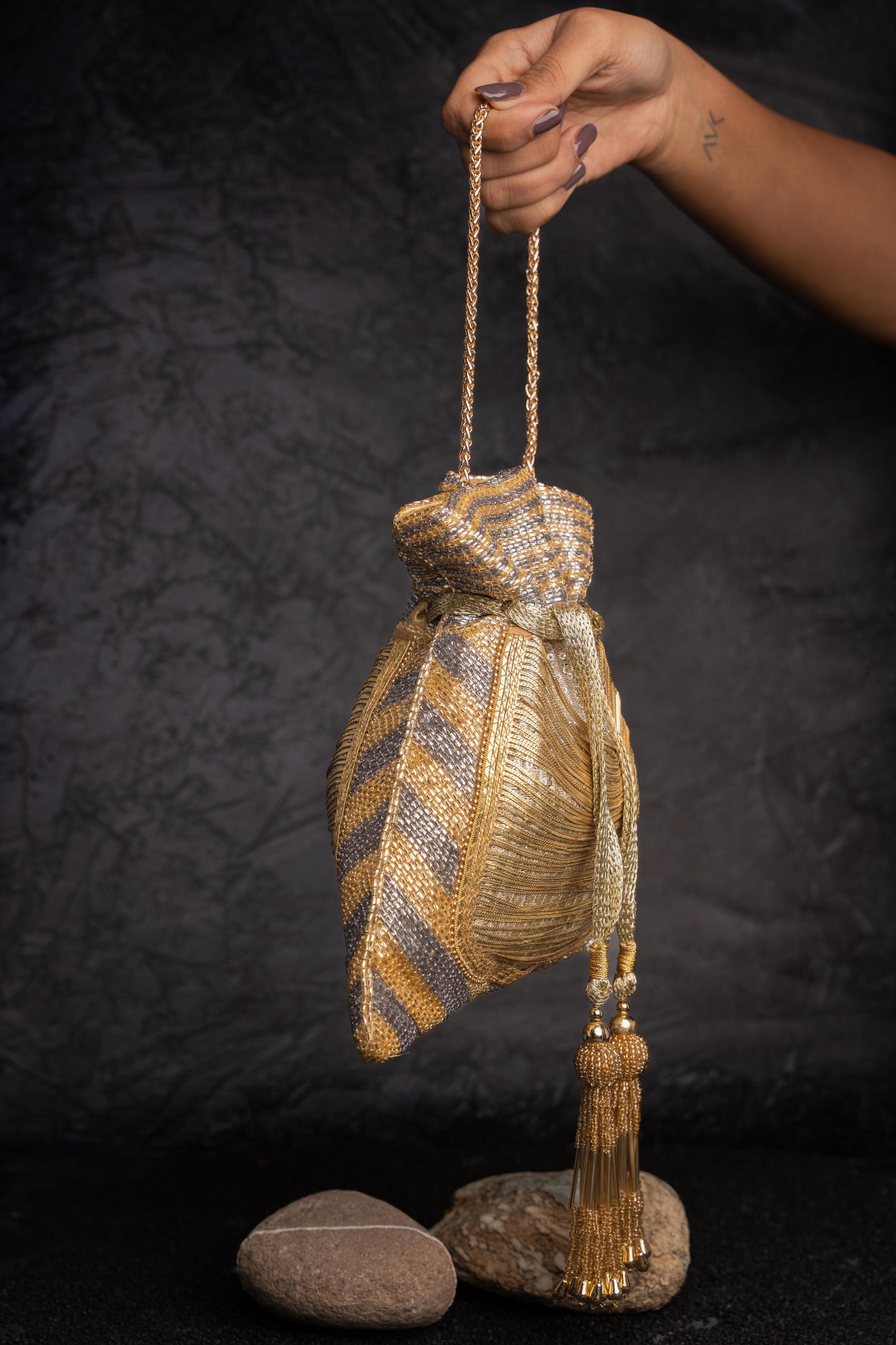 HINTED PEWTER GOLD