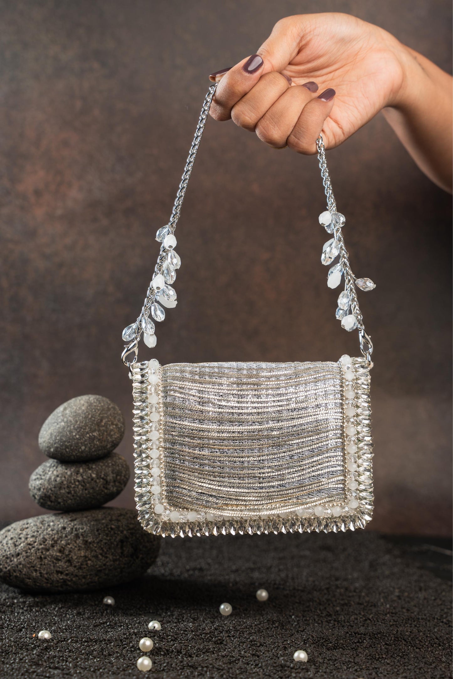 HINTED SLATE SILVER MINI