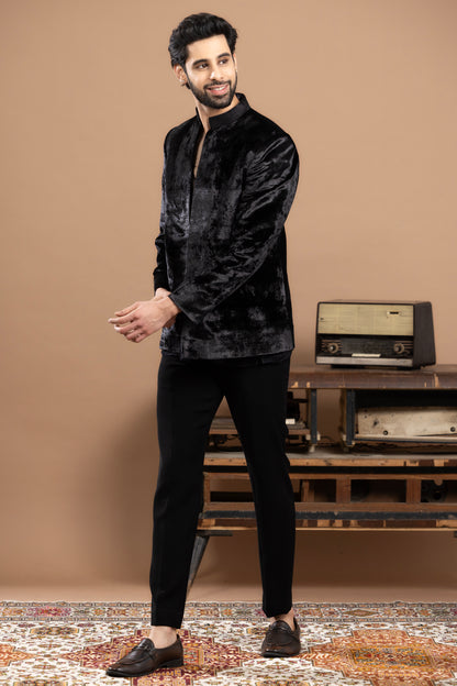 SEQUIN & CUTDANA DETAILED KURTA SET