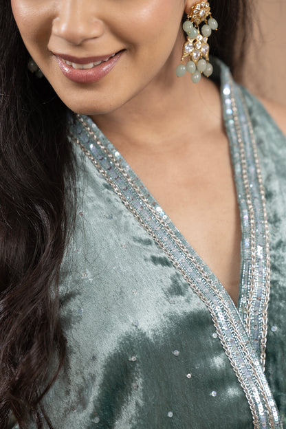 HEAVY GHARARA WITH ZARDOZI KURTA