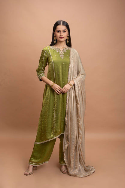 LIGHT GREEN KURTA SET