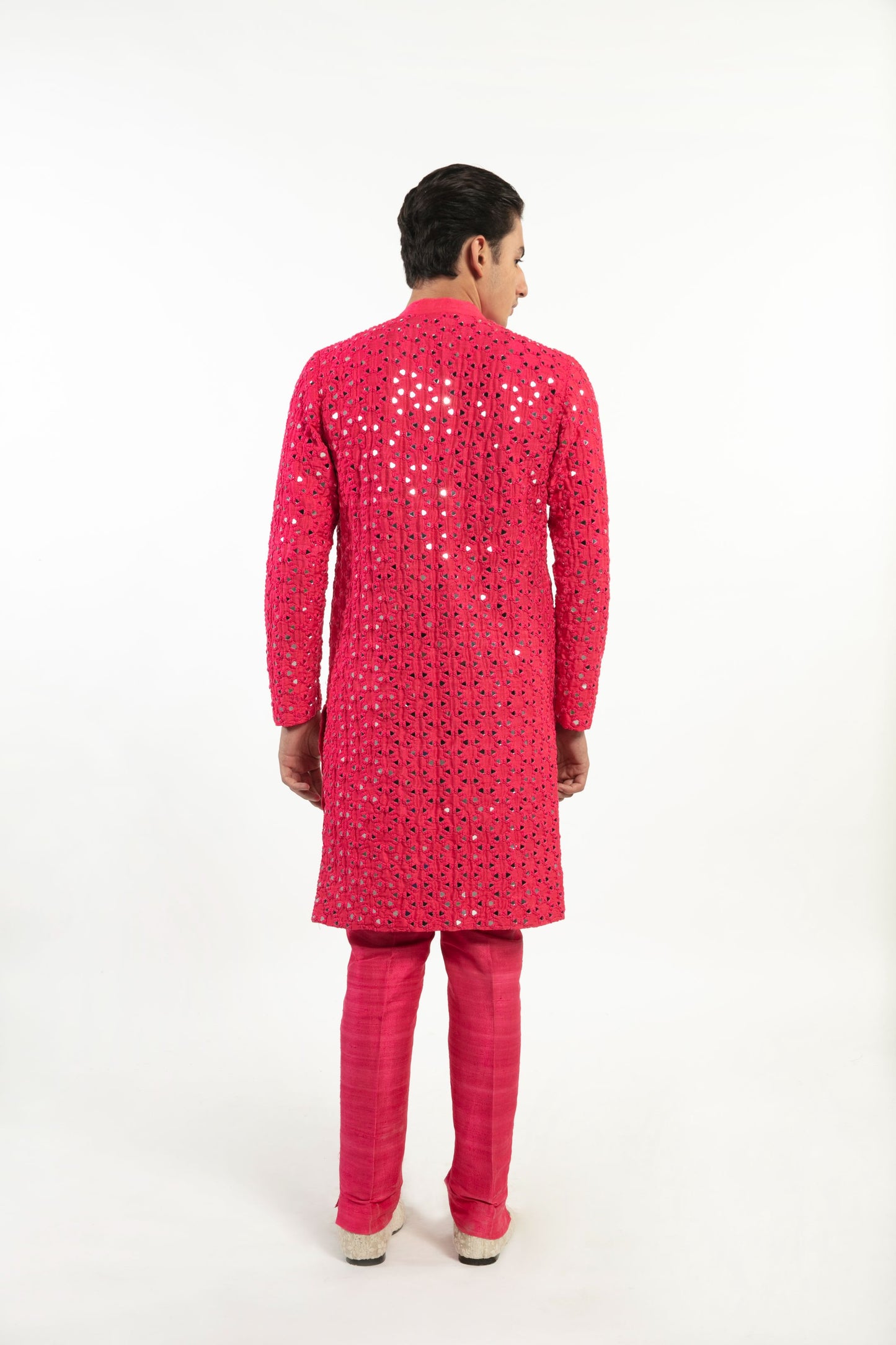 RANI PINK EMBELLISHED KURTA