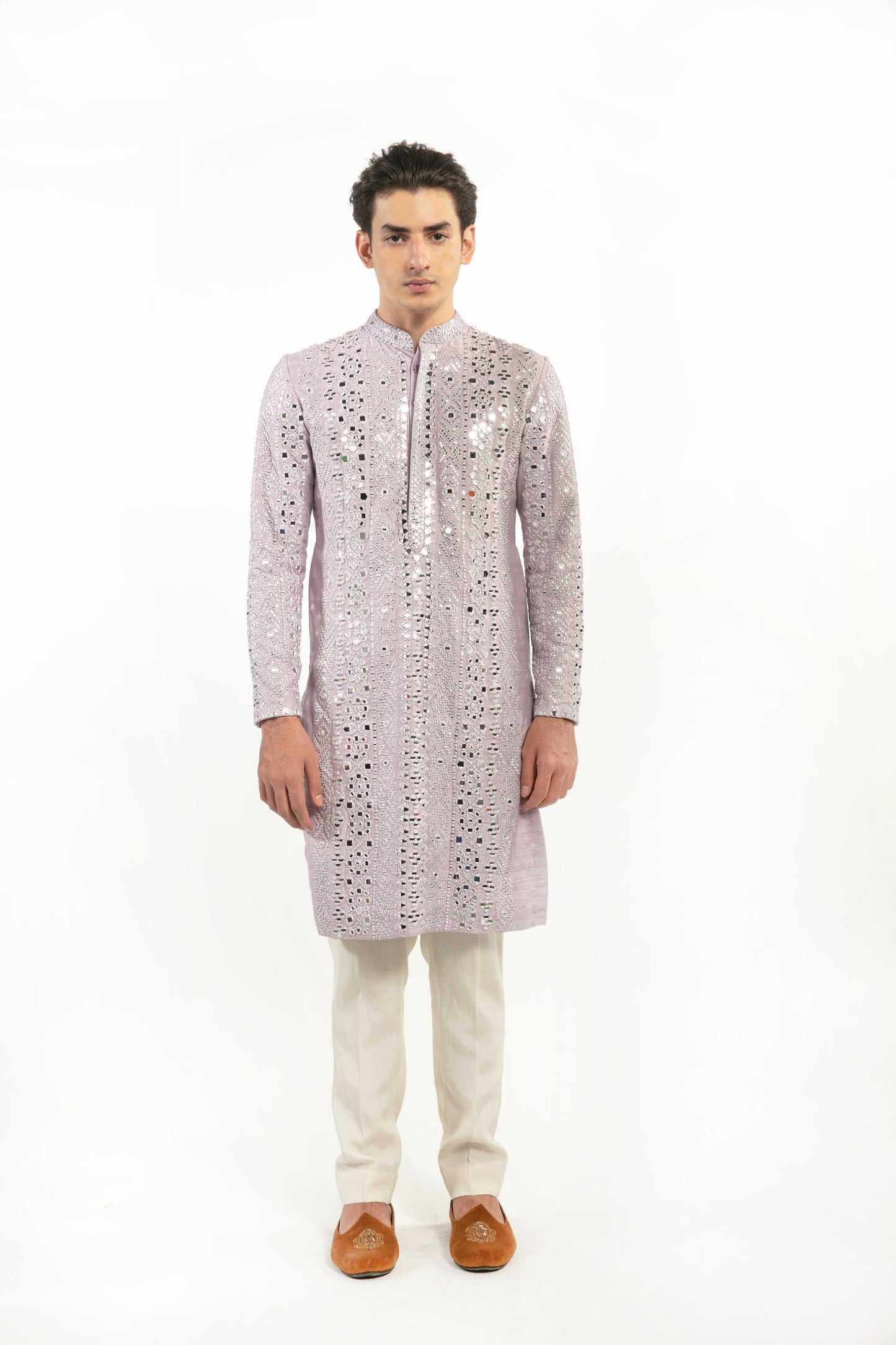 LILAC EMBELLISHED KURTA