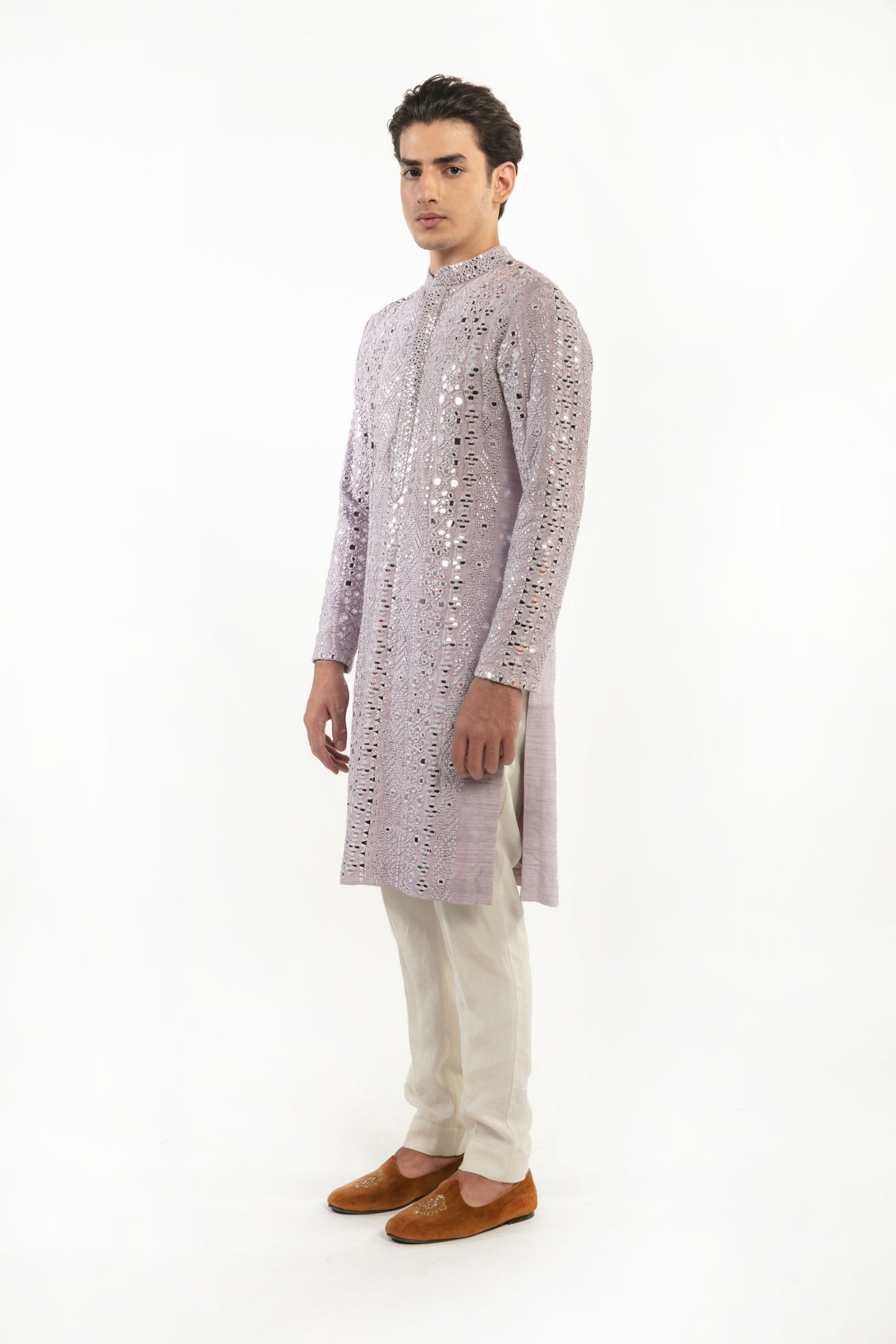 LILAC EMBELLISHED KURTA