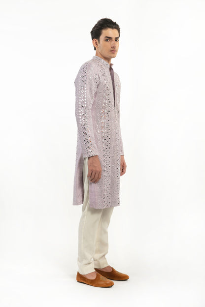 LILAC EMBELLISHED KURTA