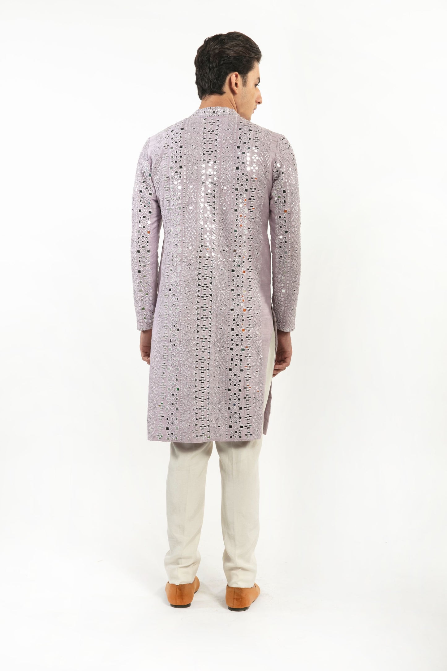 LILAC EMBELLISHED KURTA