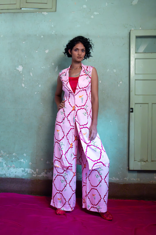 SALTY PINK KURTA SET