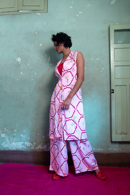SALTY PINK KURTA SET