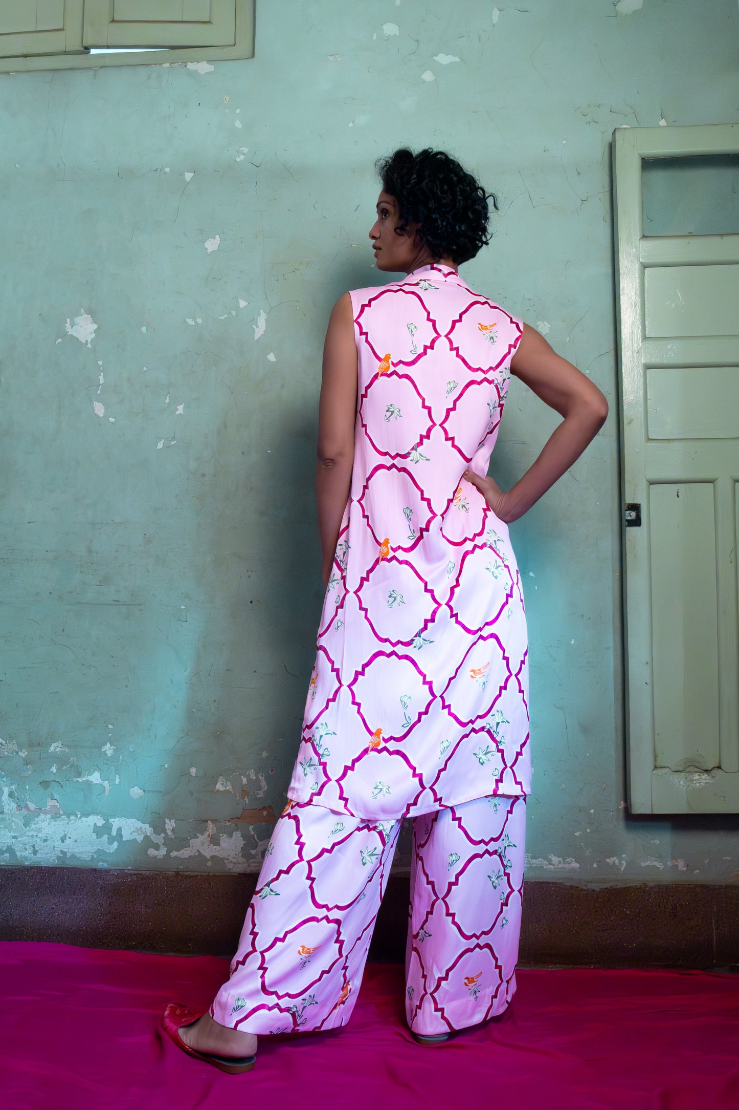 SALTY PINK KURTA SET