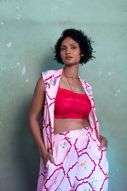 SALTY PINK KURTA SET
