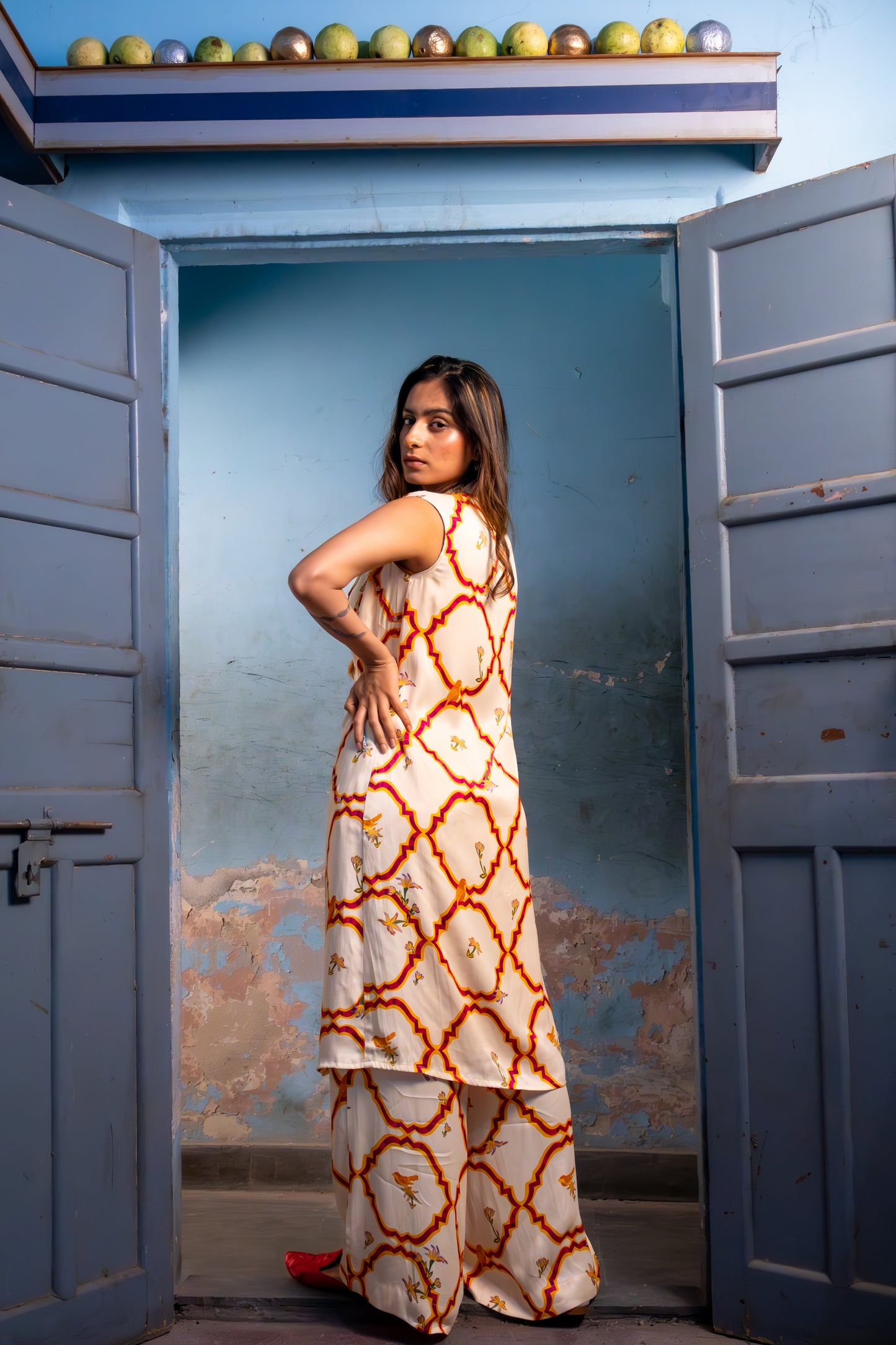MILK YELLOW KURTA SET