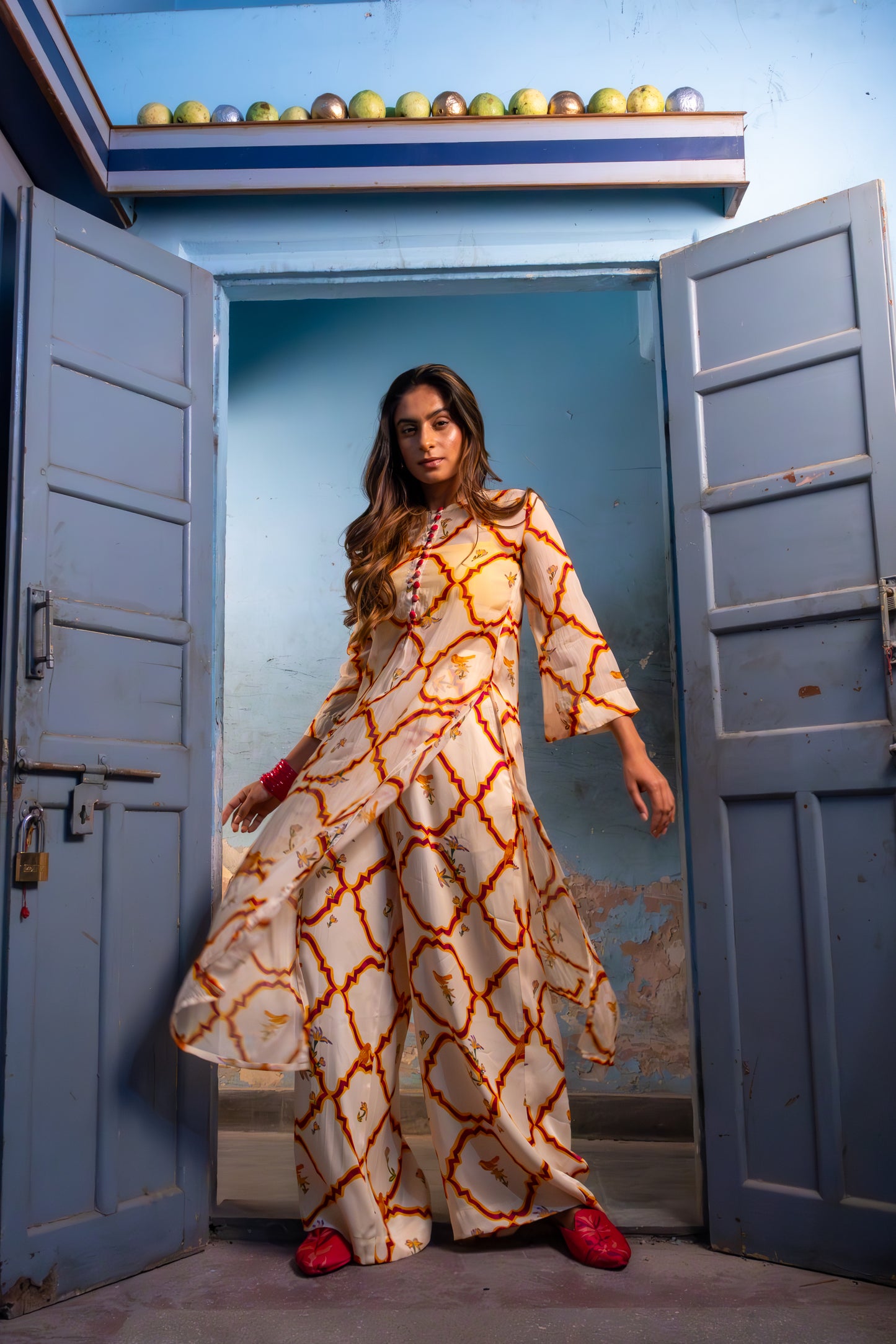 MILK YELLOW KURTA SET