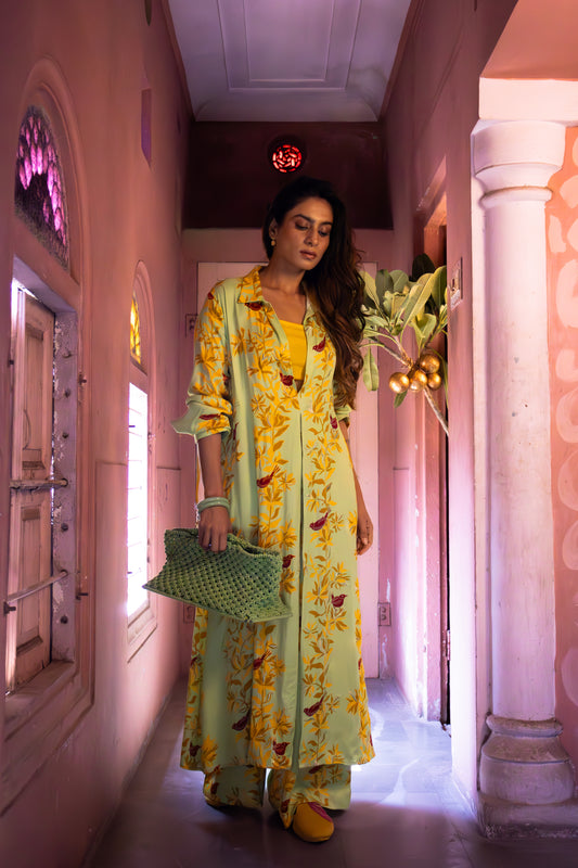 MATCHA GREEN KURTA SET
