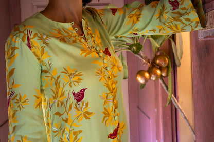 MATCHA GREEN KURTA SET