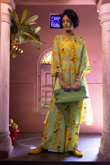MATCHA GREEN KURTA SET