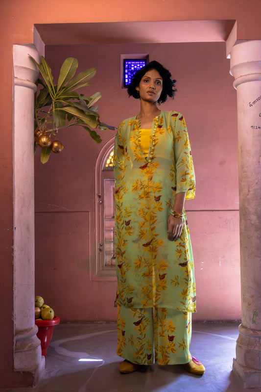 MATCHA GREEN KURTA SET