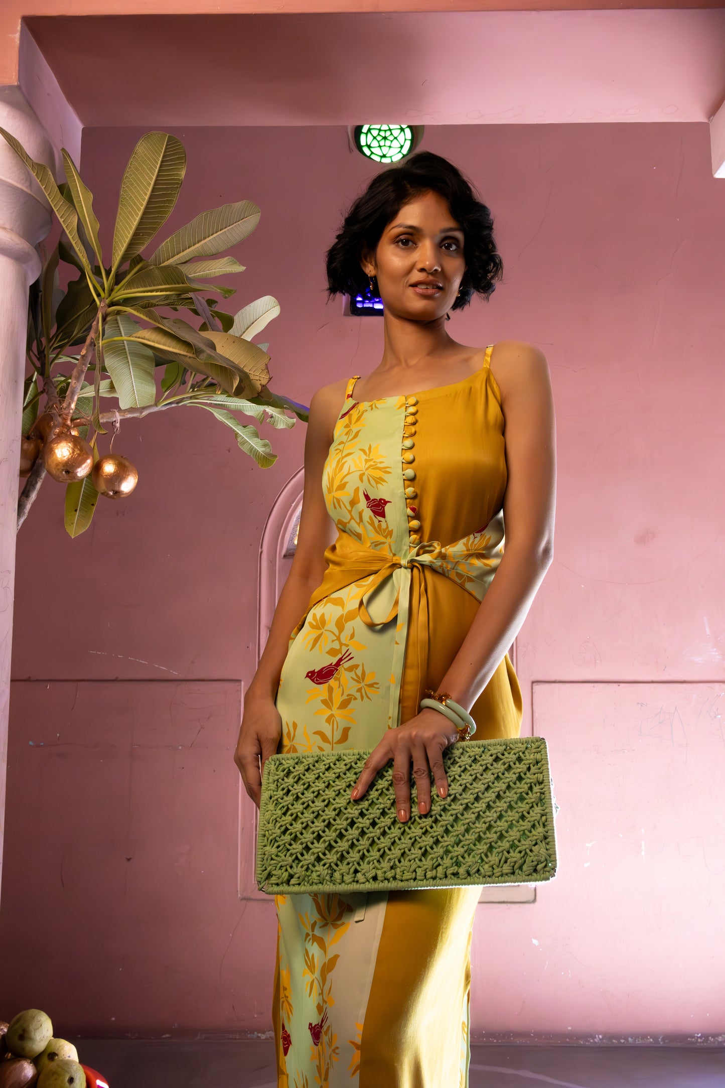 MATCHA GREEN LONG DRESS