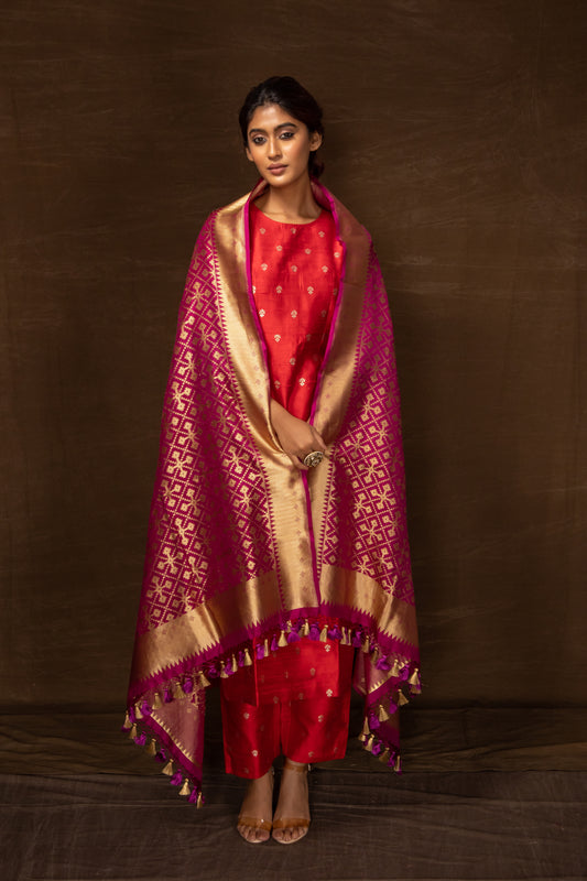 BANARSI SILK DUPATTA