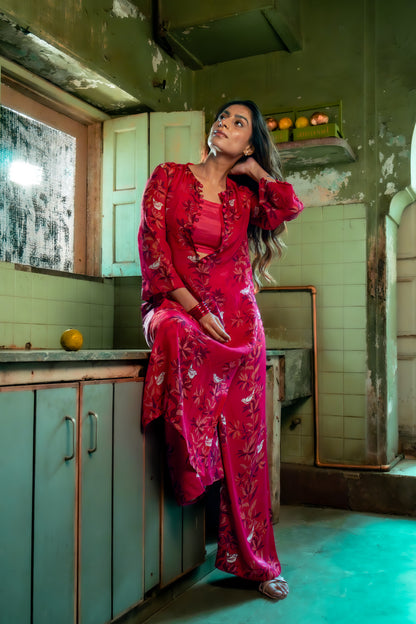 RUBY PINK KURTA SET