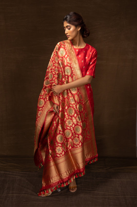 BANARSI SILK DUPATTA