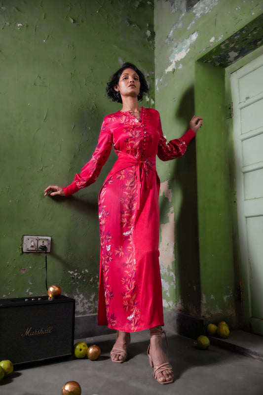 RUBY PINK LONG DRESS