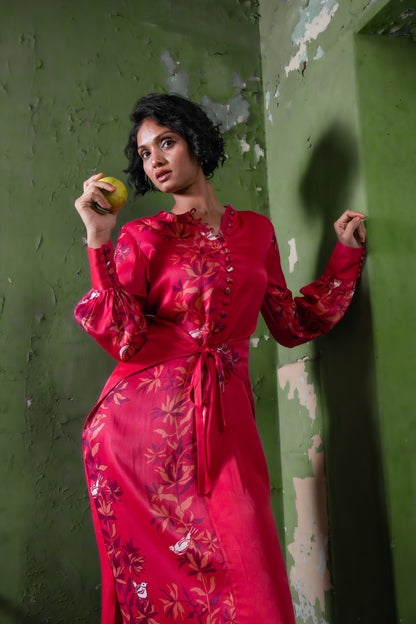 RUBY PINK LONG DRESS