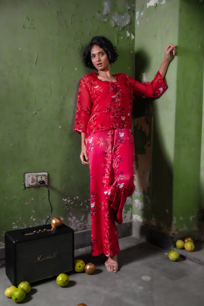 RUBY PINK CO-ORD SET