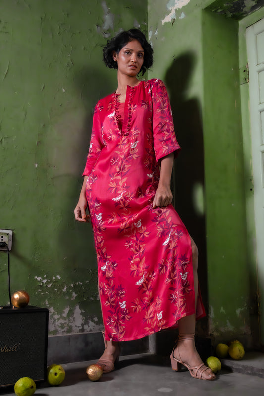 RUBY PINK LONG DRESS
