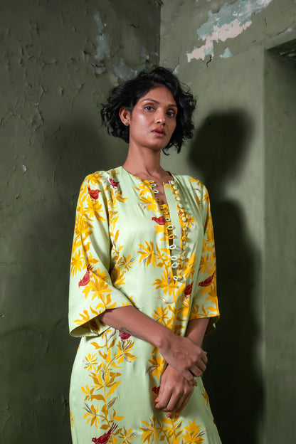 MATCHA GREEN LONG DRESS
