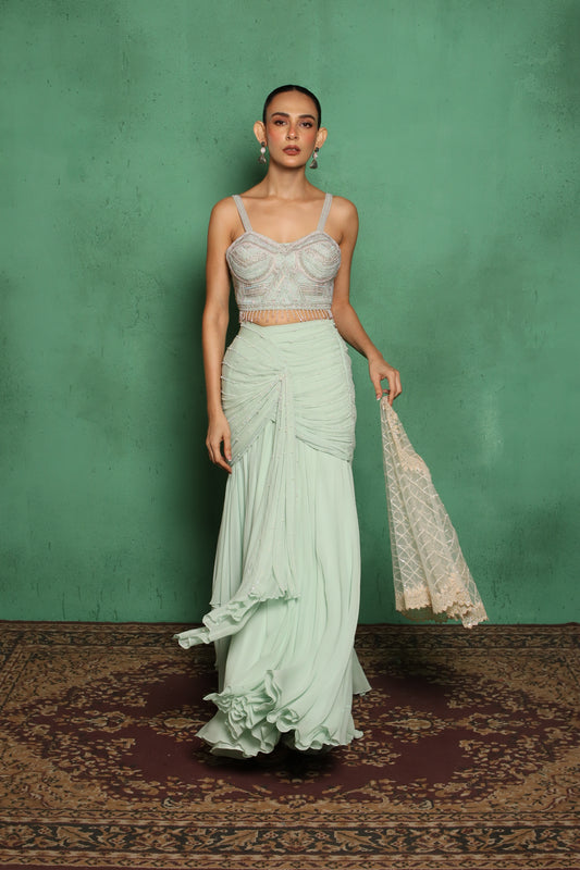 SEASHELL LEHENGA