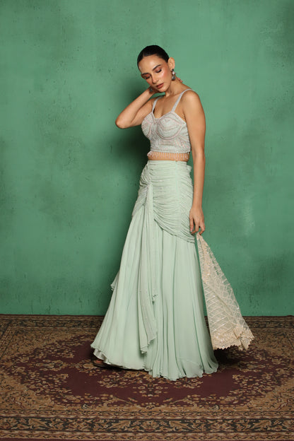 SEASHELL LEHENGA