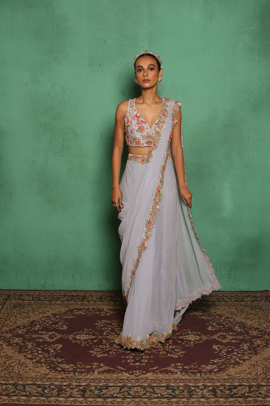 RANGREZ DRAPE SAREE
