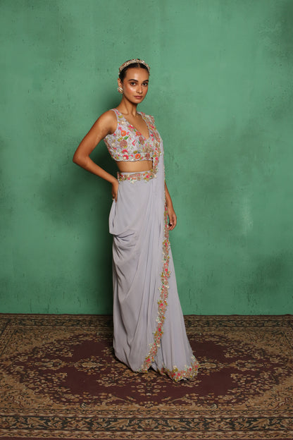 RANGREZ DRAPE SAREE