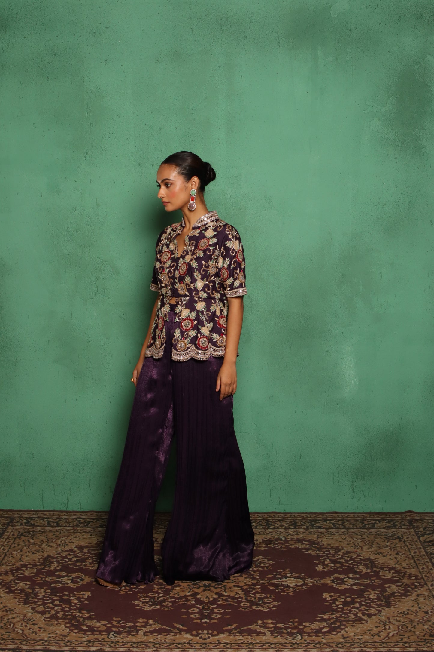 VELVET ROSY CO-ORD SET