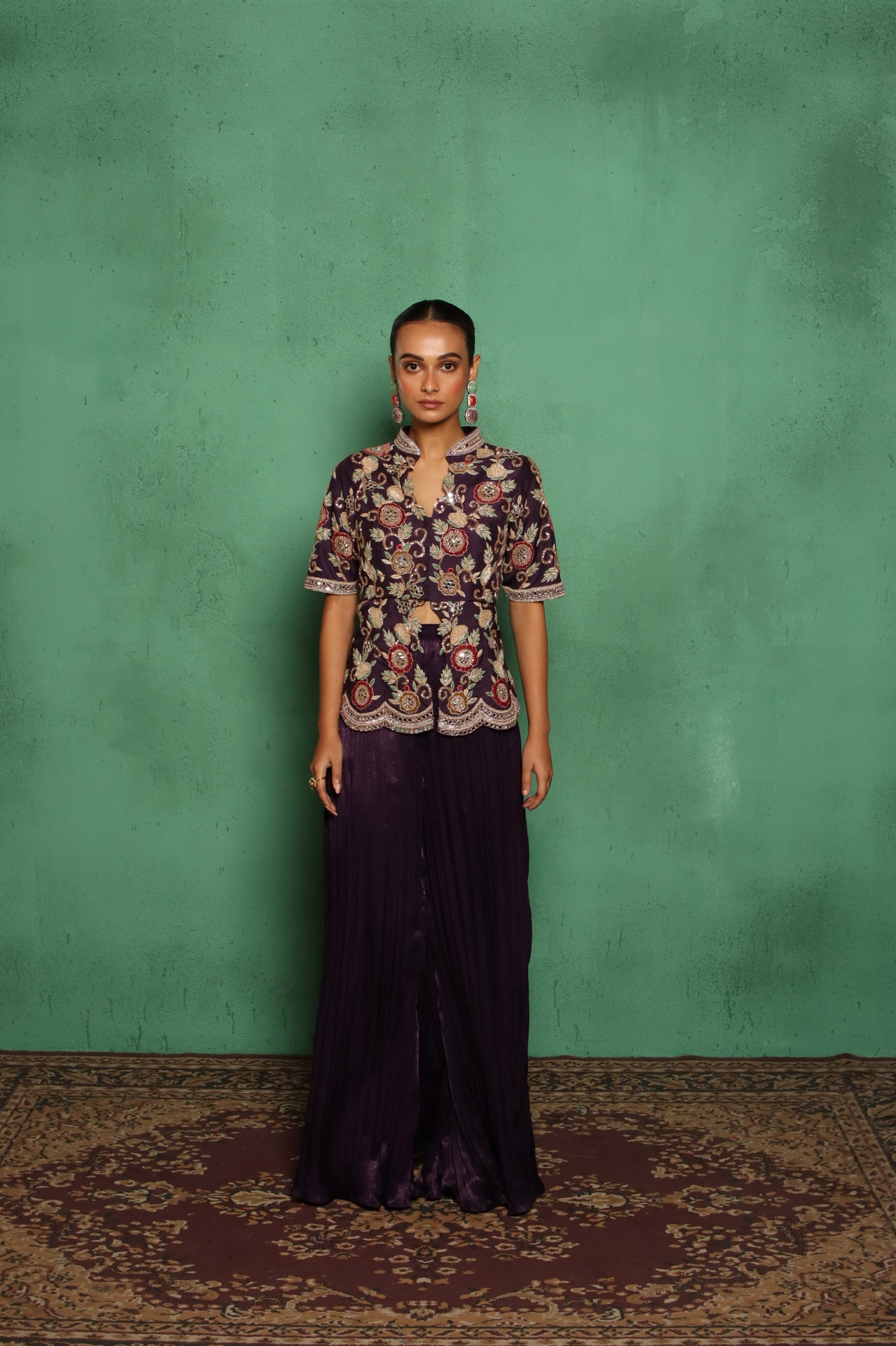 VELVET ROSY CO-ORD SET
